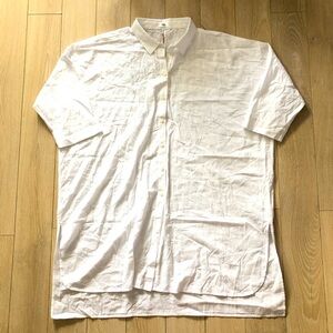 Knix Oversized Beach Coverup Shirt in White Size XL